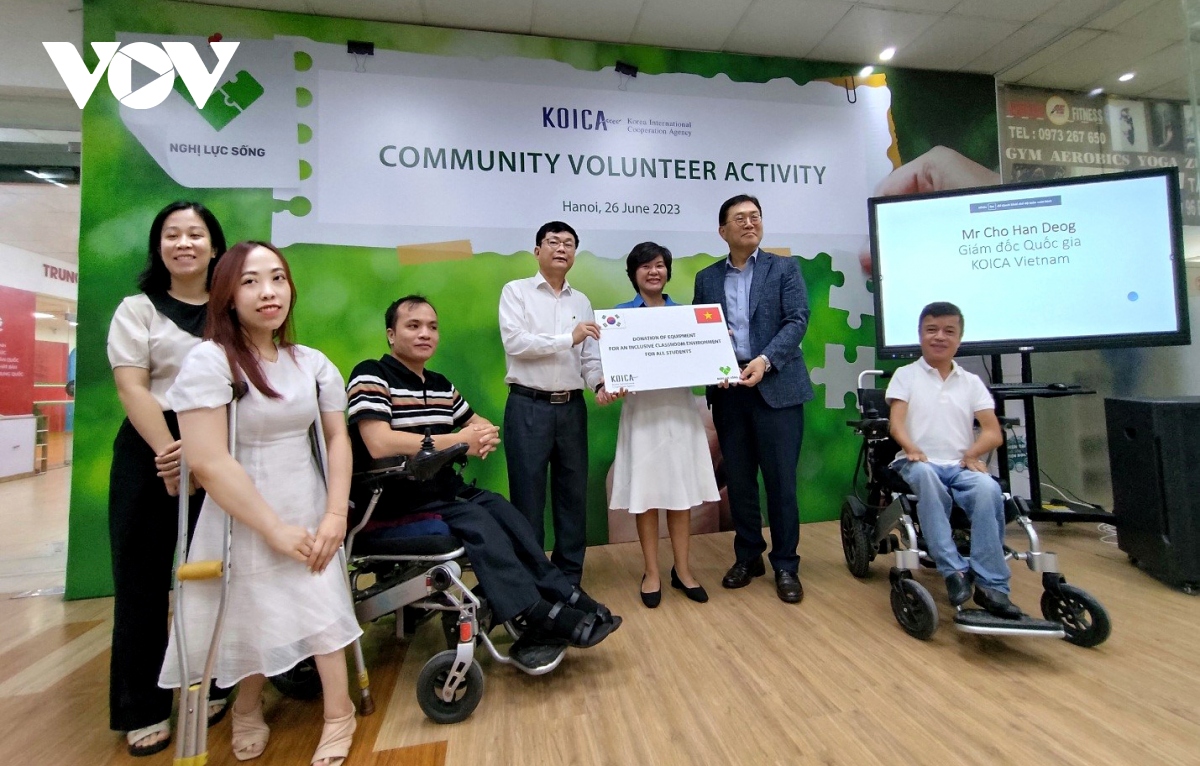 KOICA donates equipment to support people with disabilities in Vietnam